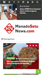 Mobile Screenshot of manadosatunews.com